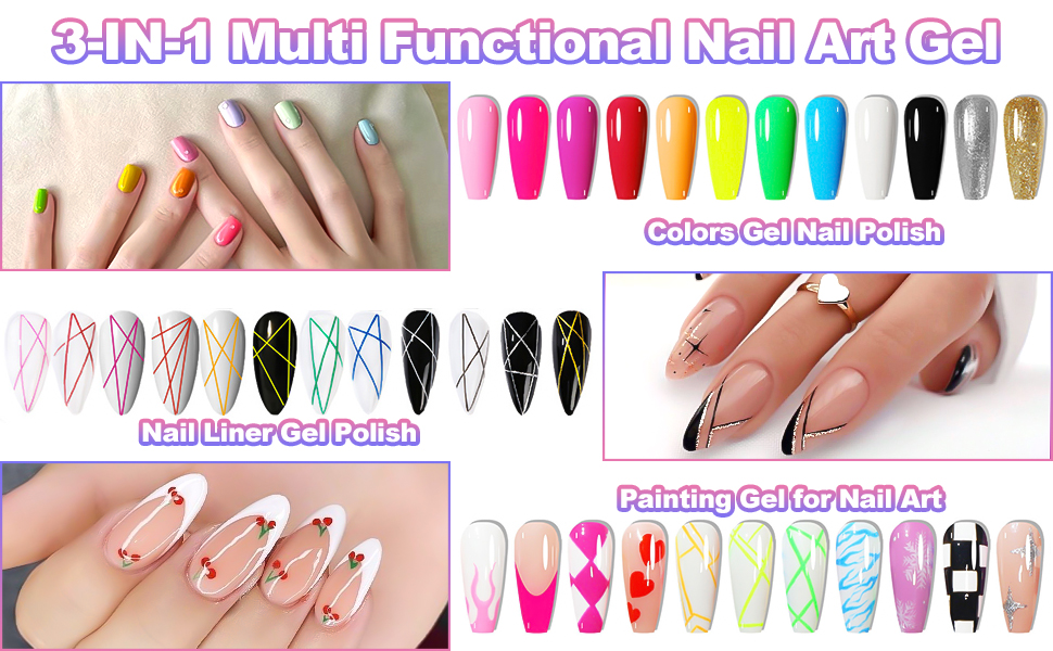 Nail Liner Gel Polish Kit
