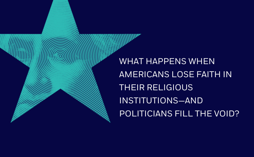 What happens when Americans lose faith in their religious institutions