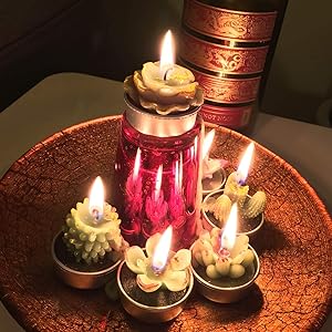 Cactus Succulent Tealight Candles