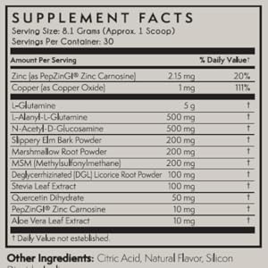 Supplement Facts Panel