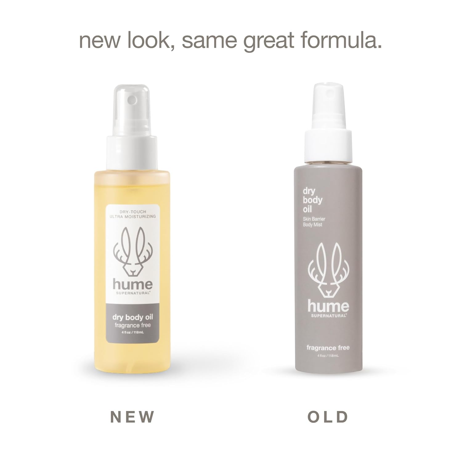 HUME SUPERNATURAL Dry Body Oil Spray - Ultra Hydrating Oil for Dry Skin, Light and Nourishing Body Oils for Women and Men, Long-Lasting Moisture (Amber Woods 1-Pack) - Image 2