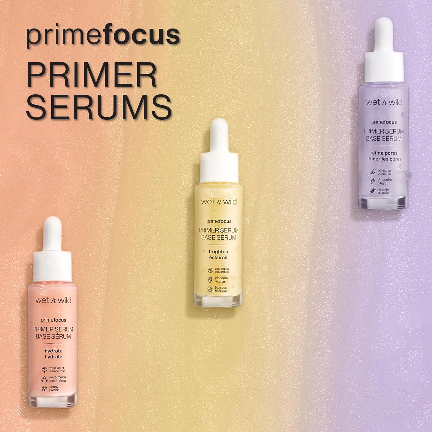 Wet n Wild Prime Focus Hydrating Primer Serum 1.01 oz for Dry Skin - Image 9