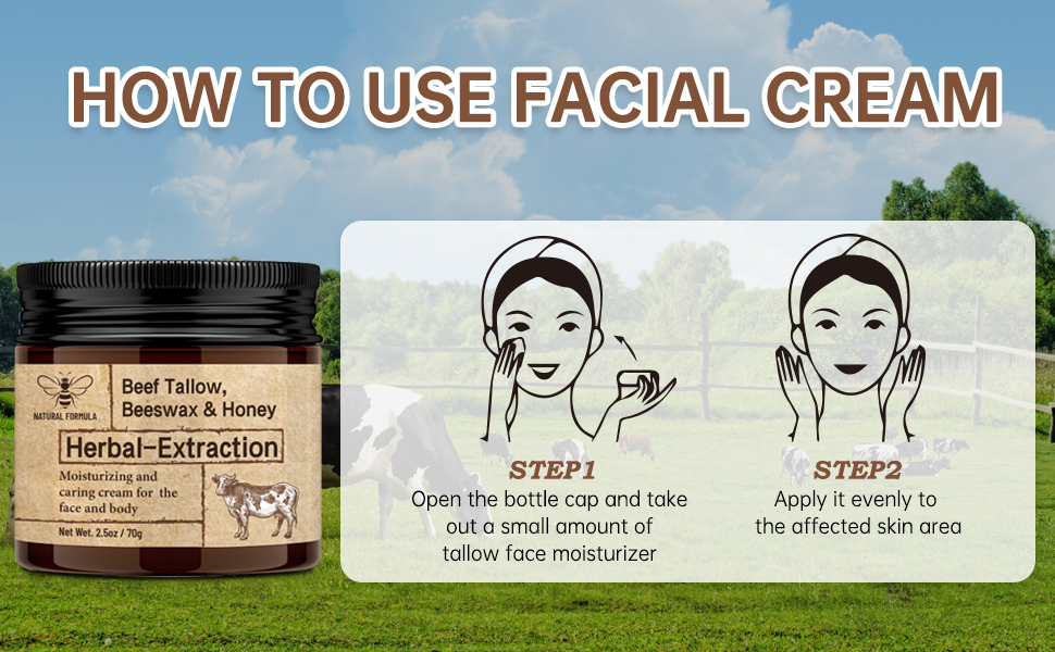 Beef Tallow and Honey Balm for Skin