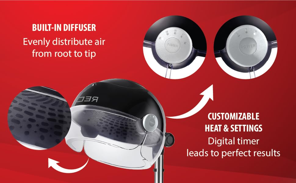 Built in diffuser to evenly distribute air