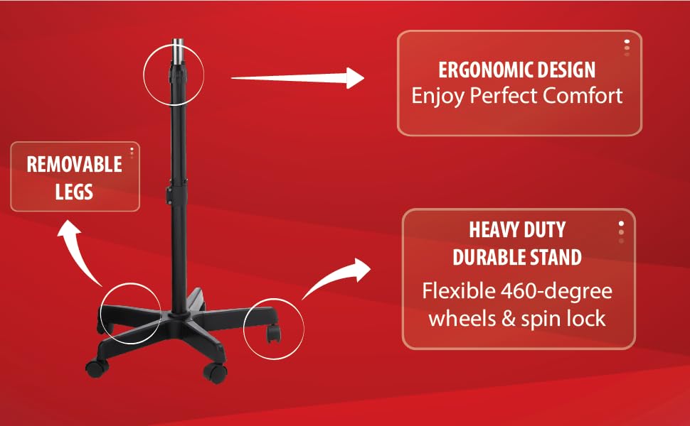 removable legs, Ergonomic Design
