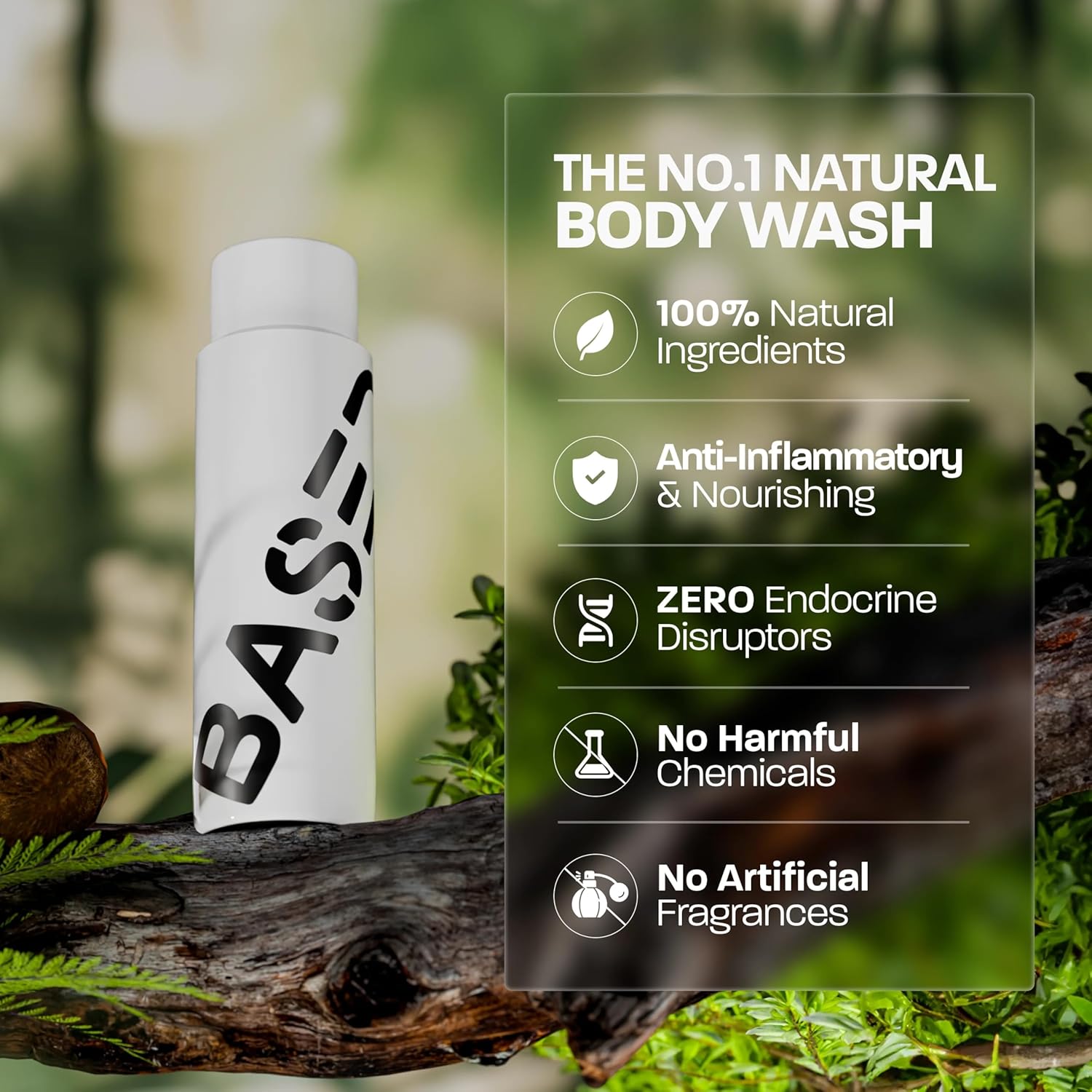 Men's Natural Hydrating Exfoliating Bodywash with Shea Butter and Jojoba Oil, 16 Fl Oz - Image 3