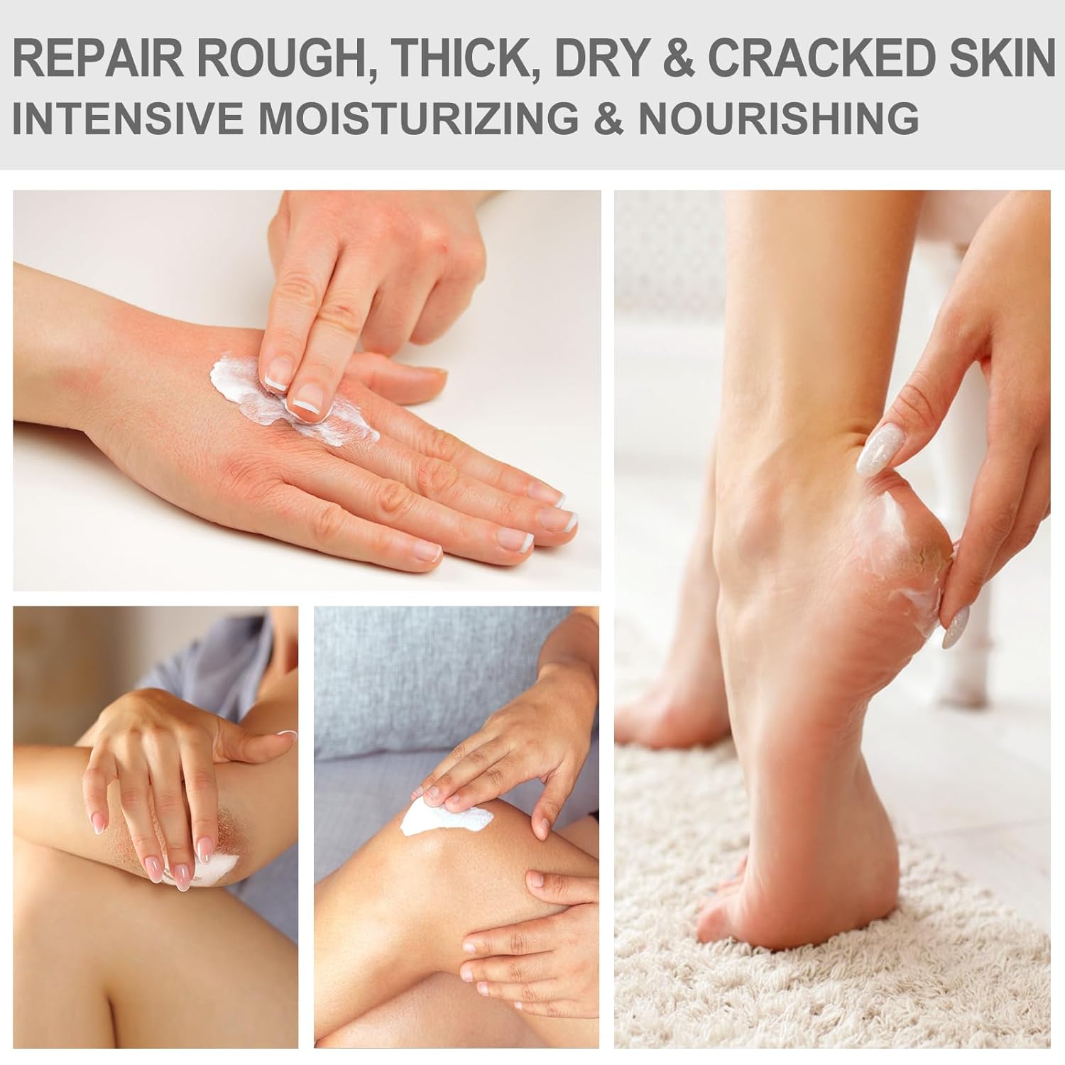 2-Pack 40% Urea Cream for Dry Skin Relief, 2.2 oz each - Image 4