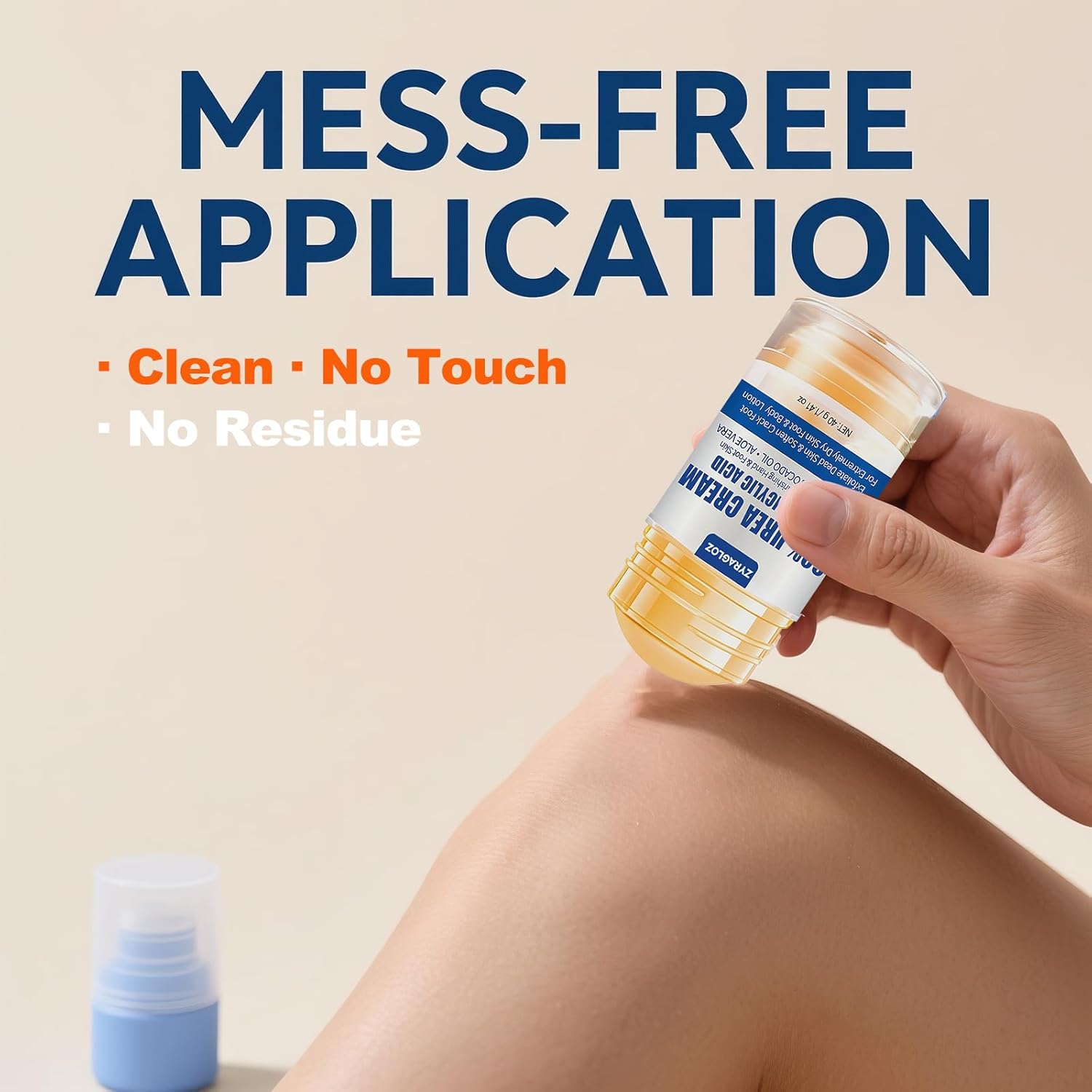 Urea Cream Stick 60% plus Salicylic Acid 2%, Maximum Strength Urea Foot Cream for Dry Cracked Heels, Feet Callus Remover, Hands Knees Exfoliating Dead Skin, Softening Skin Moisturizer Lotion - Image 6