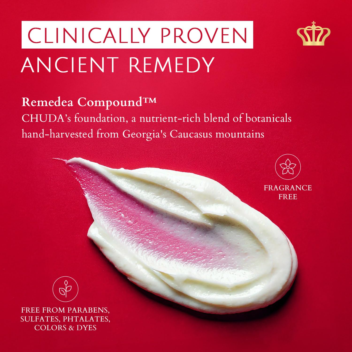 CHUDA Healing Hydrating Cream Skin Care Moisturizer Anti Aging Face Cream - 50ml Made in USA, Daily Face Moisturizer Cream with Remedea Compound, Facial Moisturizers for Dry Skin, Damage and Wrinkles - Image 3