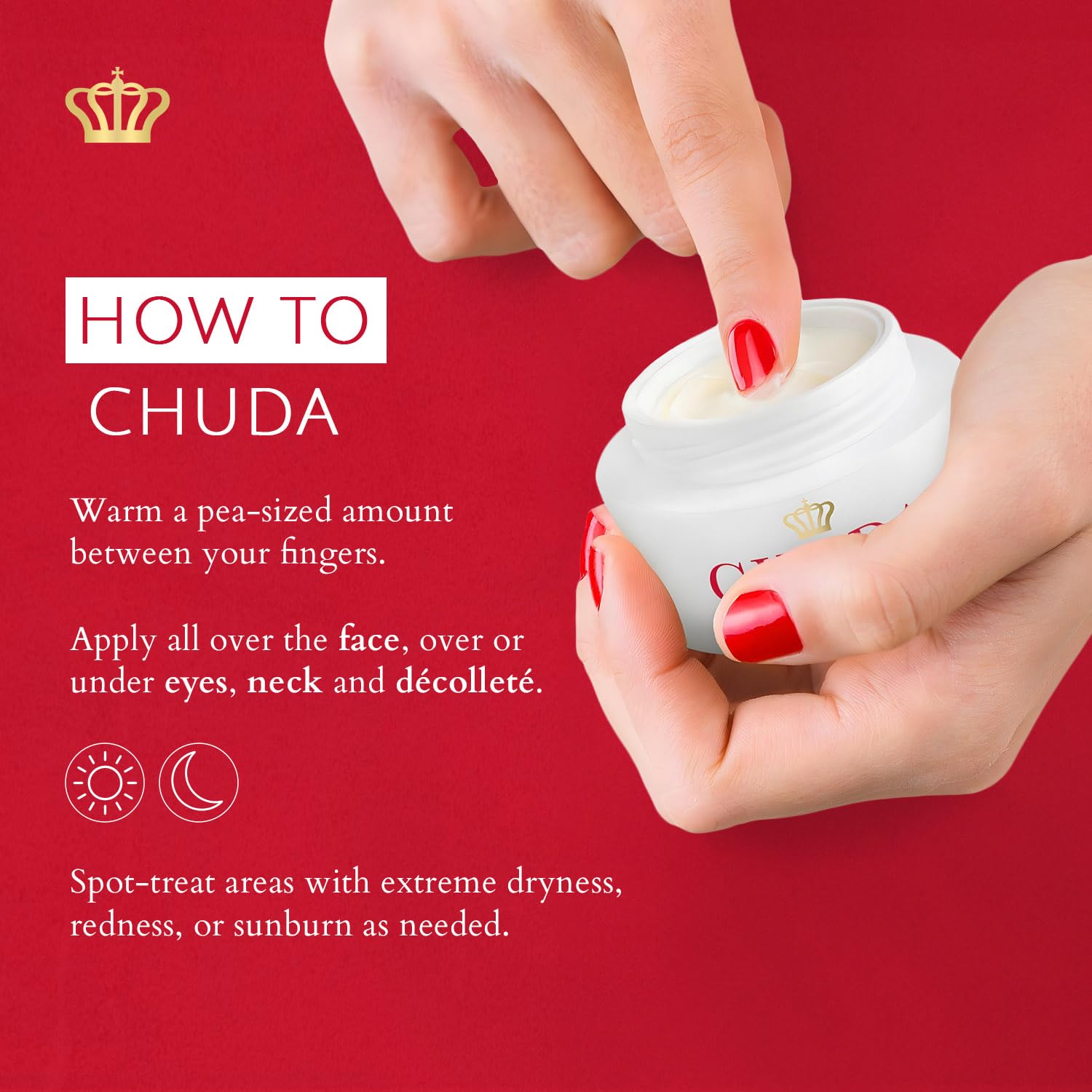 CHUDA Healing Hydrating Cream Skin Care Moisturizer Anti Aging Face Cream - 50ml Made in USA, Daily Face Moisturizer Cream with Remedea Compound, Facial Moisturizers for Dry Skin, Damage and Wrinkles - Image 7