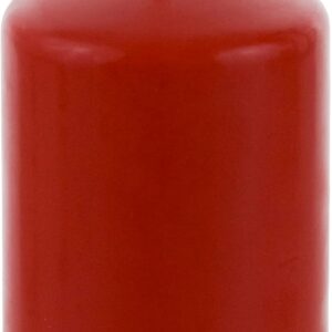 Mega Candles 1 pc Unscented Dome Top Red Pillar Candles, Pressed Premium Wax Candle 2 Inch x 3 Inch, Home Décor, Weddings, Parties, Celebrations, Occasions, Florists, Events, Prayers, Memorials