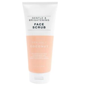 Sea Salt & Coconut Face Scrub, Gentle & Brightening, All Skin Types, 5.1 fl oz (Pack of 1)