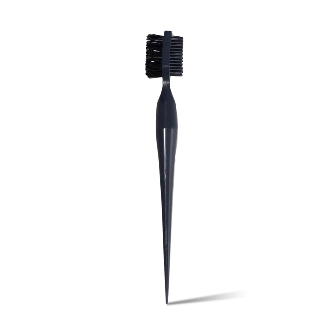 Hair Brush - Edge Styler 3-in-1 for Styling and Taming Flyaways and Brows, Charcoal