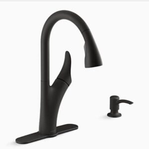 kohler Touchless Pull-Down Kitchen Faucet with Soap Dispenser
