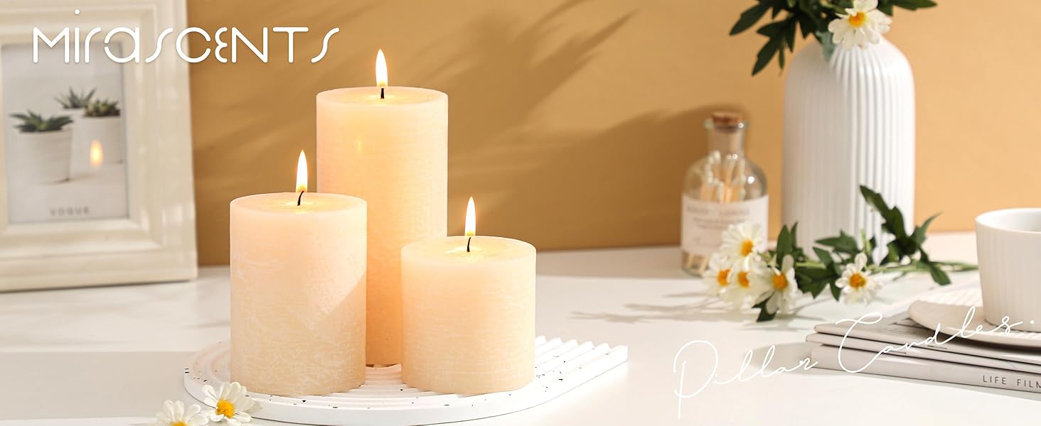 Ivory candle