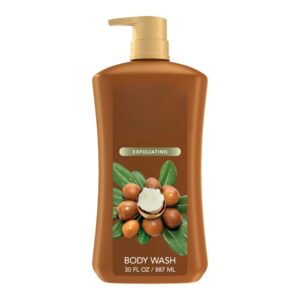 Moisturizing Body Wash with Shea Butter and Brown Sugar, Shower Gel for Dry Skin, 30 fl oz