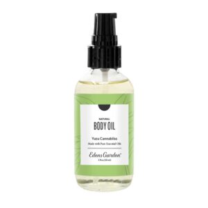 Edens Garden Yuzu Cannabliss Bath & Body Oil – Citrus Blend with Pure Essential Oils & Vitamin E for Moisturizing Dry Skin – Natural Uplifting Aromatherapy Scented Oil for Men & Women, 2 fl oz (59 ml)