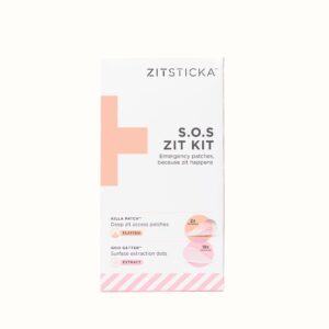 ZitSticka SOS Kit - Killa Microdart Pimple Patches and Goo Getter Hydrocolloid Patch - World's Most Potent Pimple Patch with Fast-Acting Microdarts Early-Stage Zits