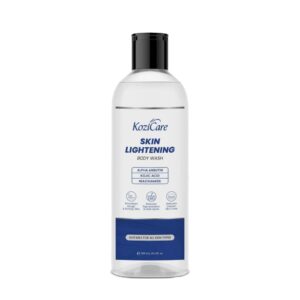 Kozi.care Soap Skin Lightening Gel | Alpha Arbutin, Niacinamide & Kojic Acid | Helps Reduces Pigmentation, Dark Spots & Uneven Skin Tone | Body Wash for Men & Women - 300 Ml