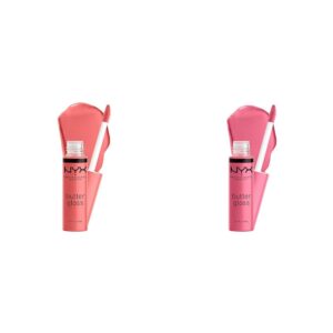 NYX Butter Gloss Non-Sticky Lip Gloss Creme Brulee & Vanilla Cream Pie