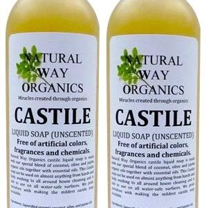 Castile Soap (Unscented) 16 Oz. (473ml) [Health and Beauty]- 2-pack