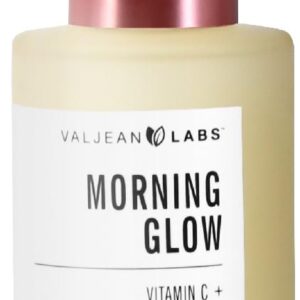 VALJEAN LABS Morning Glow Facial Oil, Vitamin C & Squalane, All Skin Types, Hydrating & Brightening, 1.83 Fl Oz