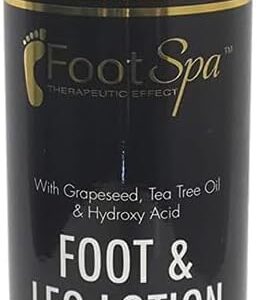Foot SPA - Healing Therapy Massage Lotion, 16 Oz - with Peppermint and Eucalyptus - Professional Pedicure, Body and Hot Oil Manicure, Infused with Natural Oils and Vitamins
