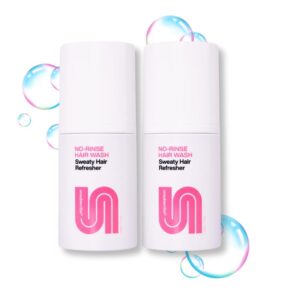 Unsubscribe Pack of 2 No-Rinse Hair Wash Foam - Post Workout Waterless Hair Cleanser and Sweaty Hair Refresher | Gunk Free Formula | Made for Coarse, Curly, Bleached, Color-Treated Hair (3.5 oz)