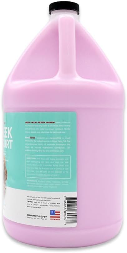 Bark2Basics Pomegranate Greek Yogurt Dog Shampoo, 1 Gallon, Protein Pet Shampoo, Feeds Protein to Hair, Repairs and Nourishes Skin and Coat - Image 2