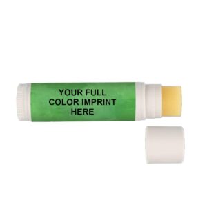 250-Qty Custom Printed Lip Balm with Full Color Labels (Completely Assembled)