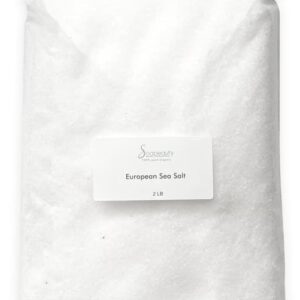64 OZ EUROPEAN SPA SALT Fine Grain 100% Natural Unscented Pure Sea Salt Unisex Product Used in cosmetic products, Sea Salt Scrub, Spa Sea Salt Bath Soak to help You appear beautiful.64 OZ/4 lb