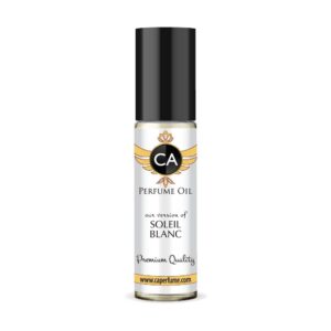 CA Perfume Impression of Soleil Blanc For Women & Men Fragrance Body Oil Roll-On 0.3 Fl Oz/10ml