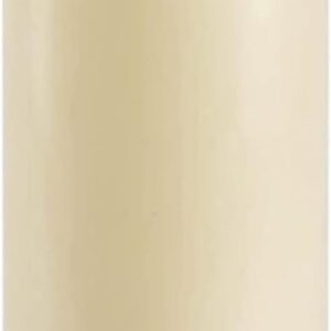 Mister Candle Non Scented Luxury 4 x 8 Pillar Candle, Hand Poured Ivory Unscented Candle for Home Decor, Premium Wax, Smokeless & Dripless, 160 Hour Burn Time