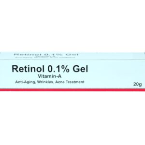Retinol Gel 0.1 Vitamin A Repairs Fine Lines & Wrinkles, Scar Treatment, Age and Sun Spots, Anti-Aging Formula/A-Ret Gel 0.1, 20 Grams