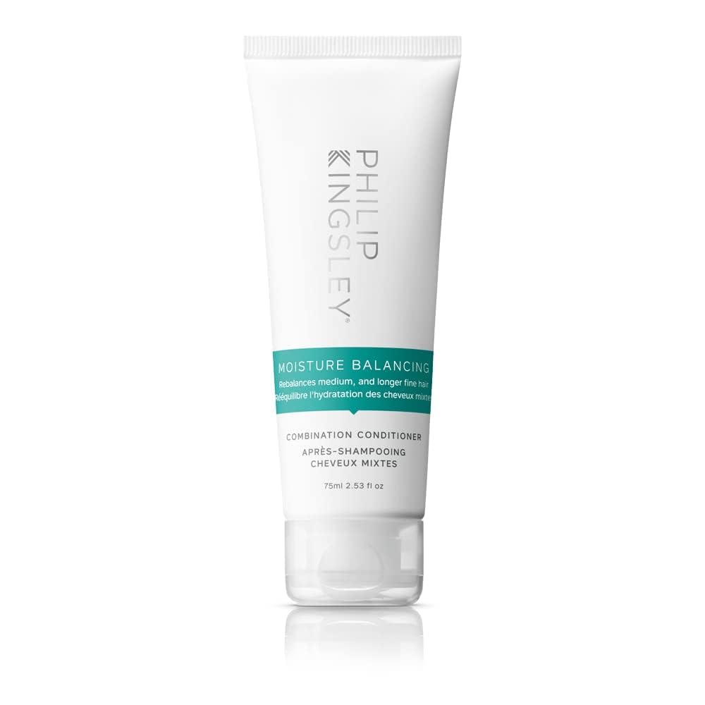 PHILIP KINGSLEY Moisture Balancing Combination Shampoo Hydrating for Dry Oily Hair, Hydration Anti-Frizz Anti-Oxidant Shampoo Gentle Cleansing Hydrates Adds Shine, 2.5 oz