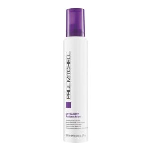 Paul Mitchell Extra-Body Sculpting Foam, Thickens + Builds Body, For Fine Hair