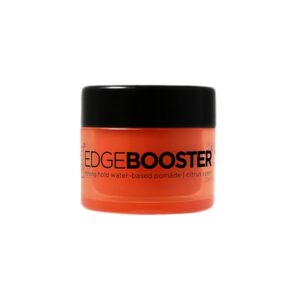 Style Factor EDGE BOOSTER Strong Hold Water Base Pomade- Excellent for Taming Edges & Braiding Hair (Citrus, 0.85oz)