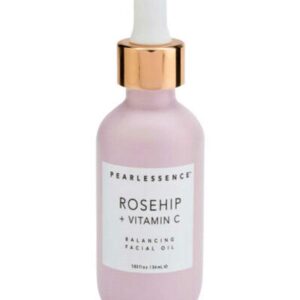 Pearlessence Rosehip Balancing Facial Oil + Rosehip Fruit Oil & Vitamin C | Daily Hydration to Help Balance & Revive Skin | Made in USA & Cruelty Free