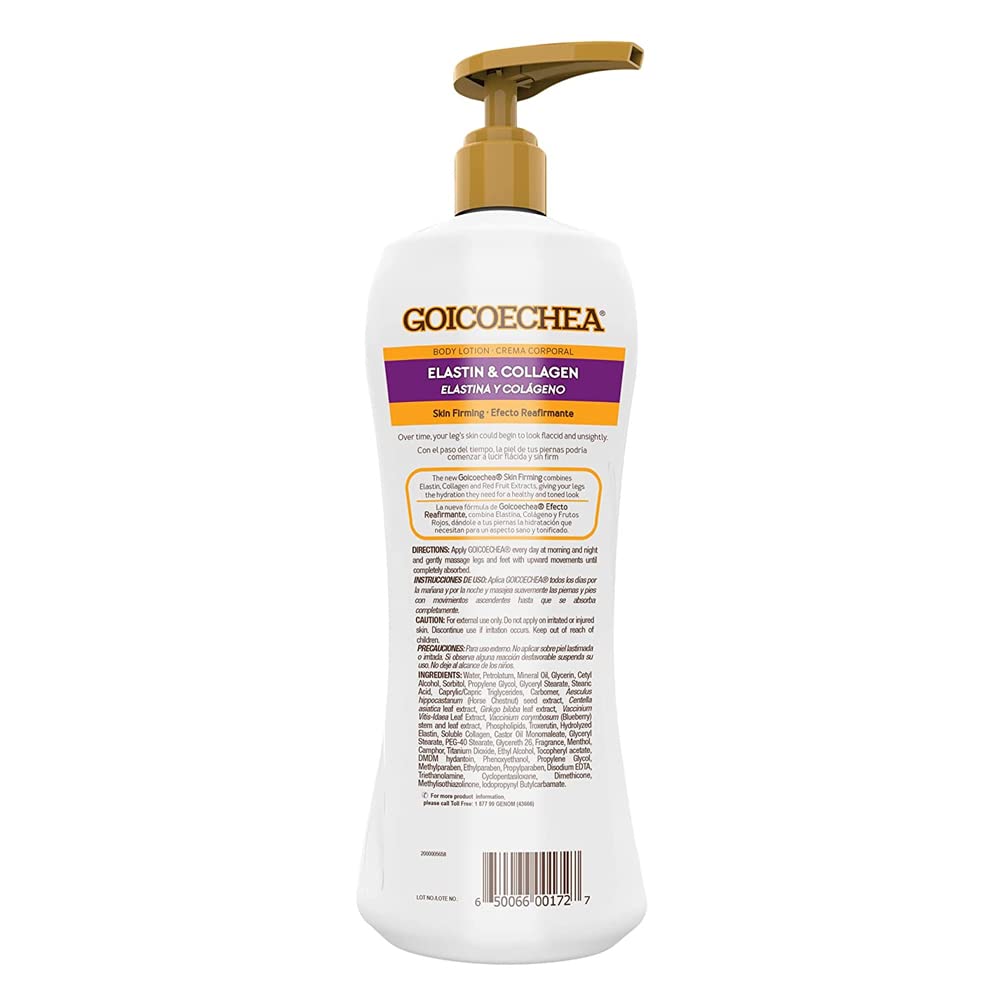 Goicoechea Skin Firming Body Lotion, Collagen Elastin Cream for Women, Skin appearance even in varicose veins areas, Skin Tightening ,Firming Body Lotion with Red Fruit Extracts, 24H Hydration 13.5 oz - Image 2