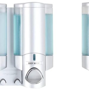 Better Living Products Aviva, 2-Chamber, Satin Silver & Products 76130-1, 1-Chamber, Satin Silver