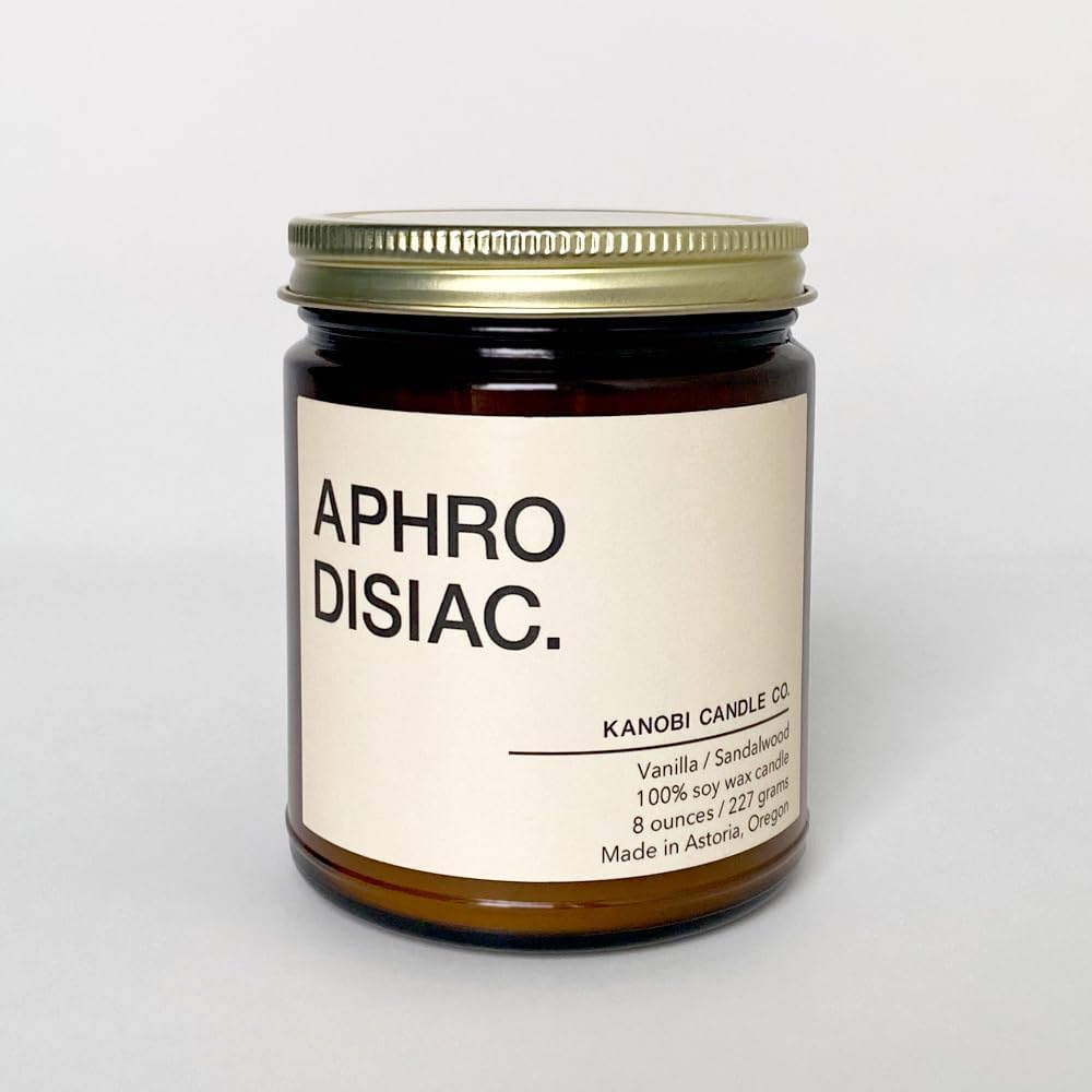 Aphrodisiac 100% Natural Soy Wax Scented Candle Phthalate-Free Premium Fragrance Long-Lasting Clean Burn - Image 2