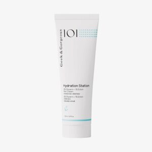 Geek & Gorgeous – Hydration Station – Lightweight Refreshing Gel Cream with Glycerin & Ectoin – For Healthy, Plump-Looking Skin – Suitable for All Skin Types – 1.69 oz