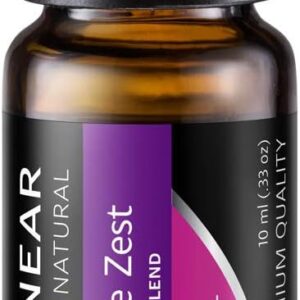 Pure Zest Love Essential Oil Blend 10ml - Romantic Aromatherapy Lust Oils with Ylang-Ylang, Jasmine, Vanilla, Lavender, Attraction Oil for Diffusers for Home, Massage Aroma Scents Drops 0.33 Fl Oz