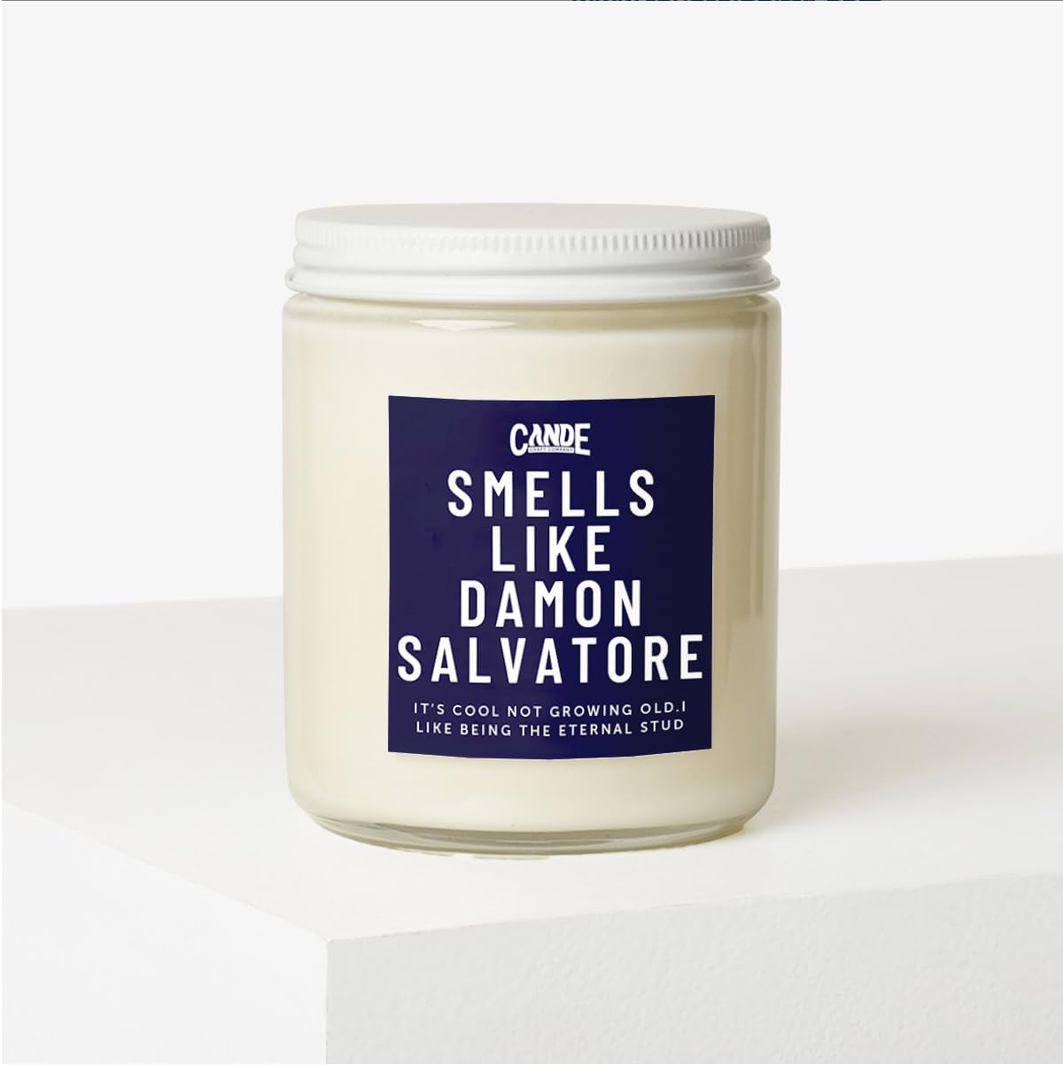CE Craft Smells Like Damon Salvatore Candle - Bourbon + Vanilla Scented - Gift for Her, Celebrity Prayer Candle, Vampire Candle, Girlfriend Gift (Midnight Musk) - Image 2