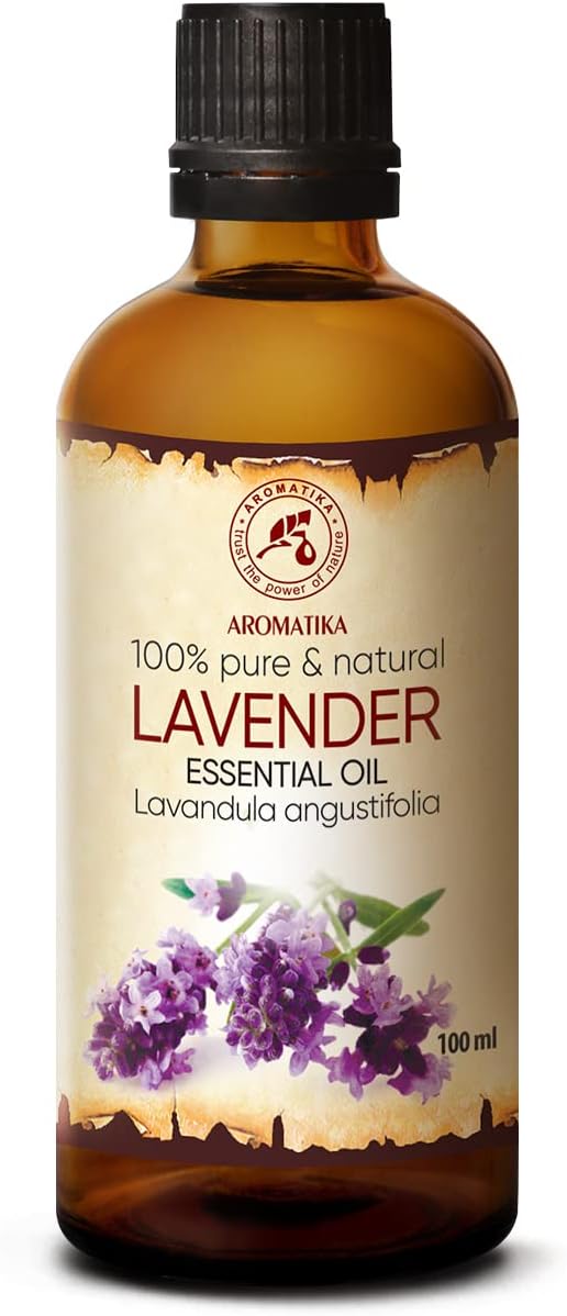 Lavender Essential Oil 3.4 Fl Oz - Lavandula Angustifolia - 100% Pure & Natural use for Tension Relief - Good Mood - Freshen Rooms - for Bath - Sauna - Scented Oils - Image 2