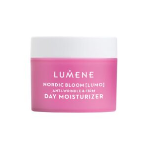 Lumene Nordic Bloom [Lumo] Anti-Wrinkle & Firm Day Moisturizer - Anti Aging Cream for Visibly Firm, Radiant & Smooth Skin - Formulated with Pre-Retinol Complex + Lingonberry Extract (1.7 oz)