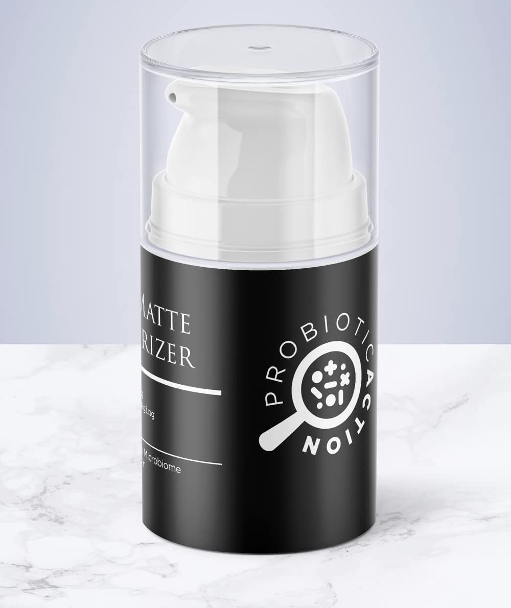 Probiotic Action® Light Matte Moisturizer - Probiotic help prevent Acne, Rosacea, and Eczema. The Probiotic and Peptide Maintains the glow, softness, and tightness of clear skin. - Image 4