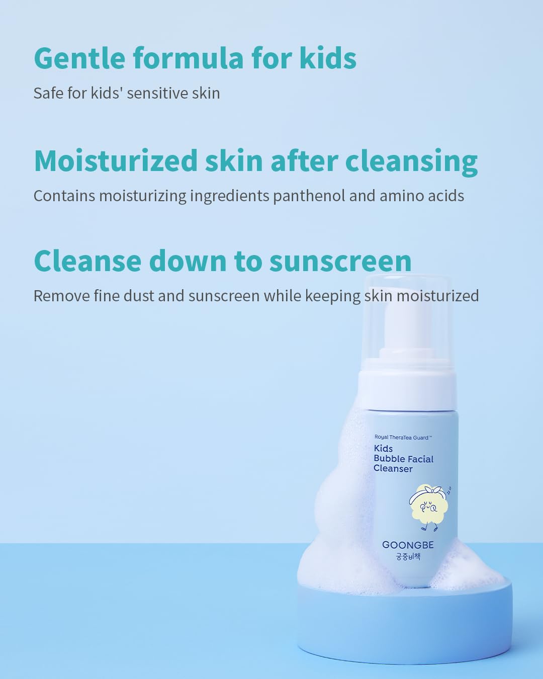Kids' Bubble Facial Cleanser x Maltese - Korean Kids Low pH Bubble Foam Face Wash - Gentle Cleansing & Hydrating with Panthenol and Amino Acids - Allergen Free Scent, 3.38 fl.oz. - Image 3