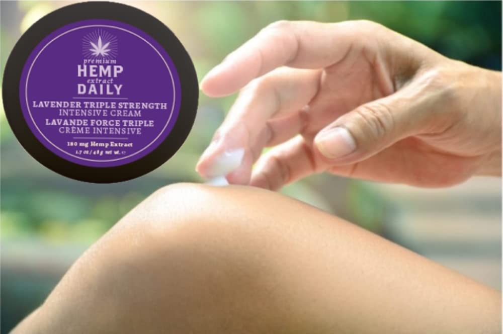 Premium Hemp Extract Daily Triple Strength Intensive Cream - Topical Muscle, Knees, Joints, Back, Neck and Shoulder Rub - Organic Ingredients - 1.7 Ounces (Lavender, Pack of 1) - Image 9