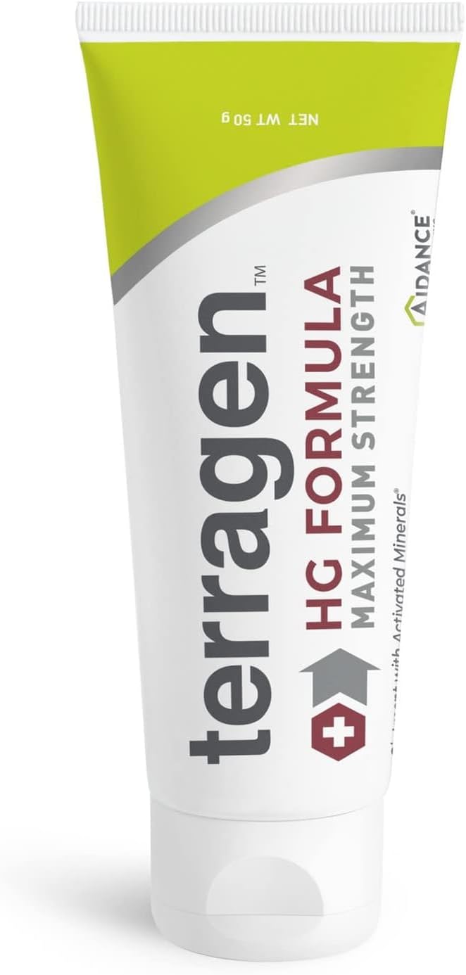 Terragen HG Max Genital Sores Cream for Men & Women, Fast Symptom Relief and Treatment with Natural, Soothing Ingredients, 1.7oz